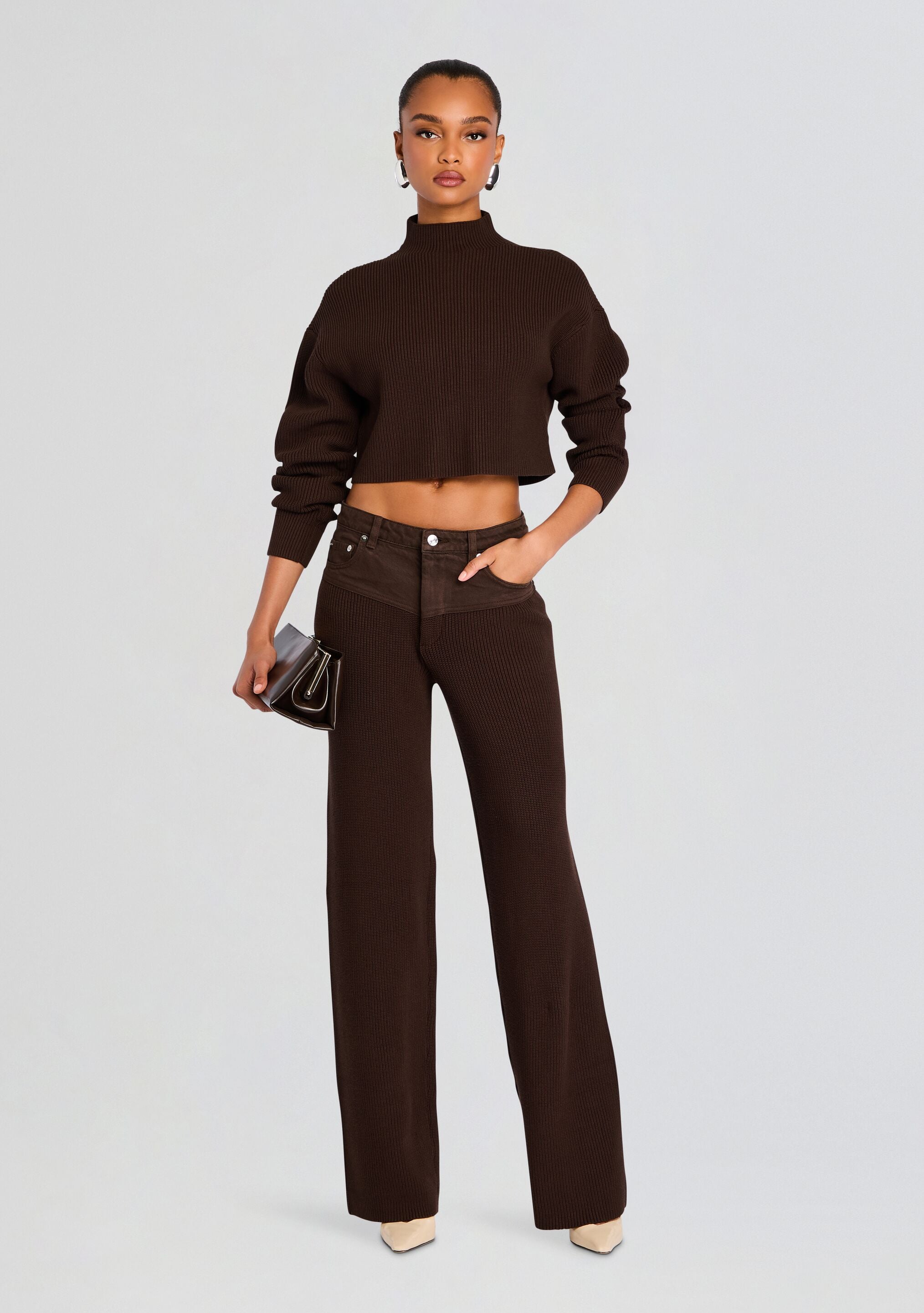 Carmen Mid Cropped Sweater – Retrofete