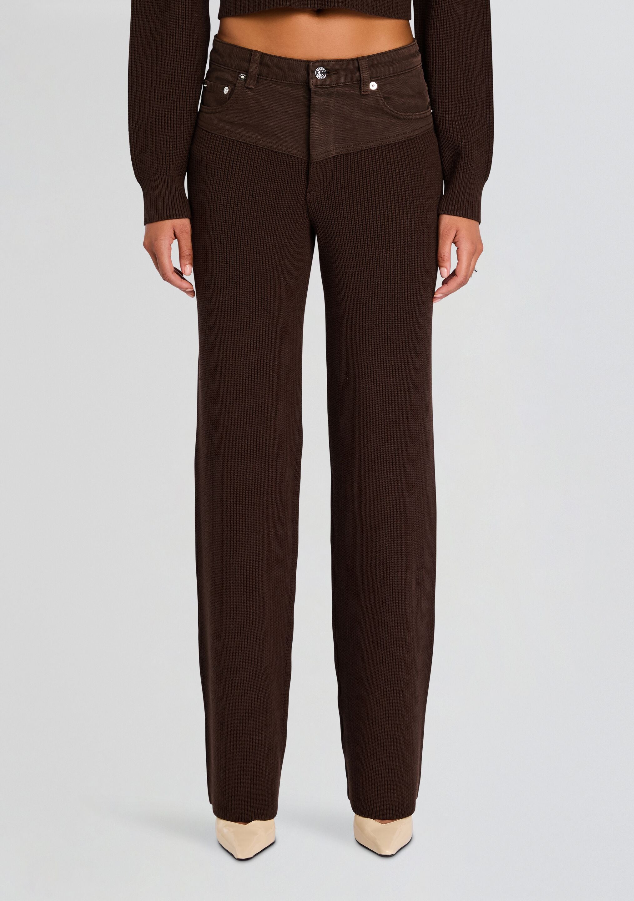 Chani Knit Denim Pant – Retrofete