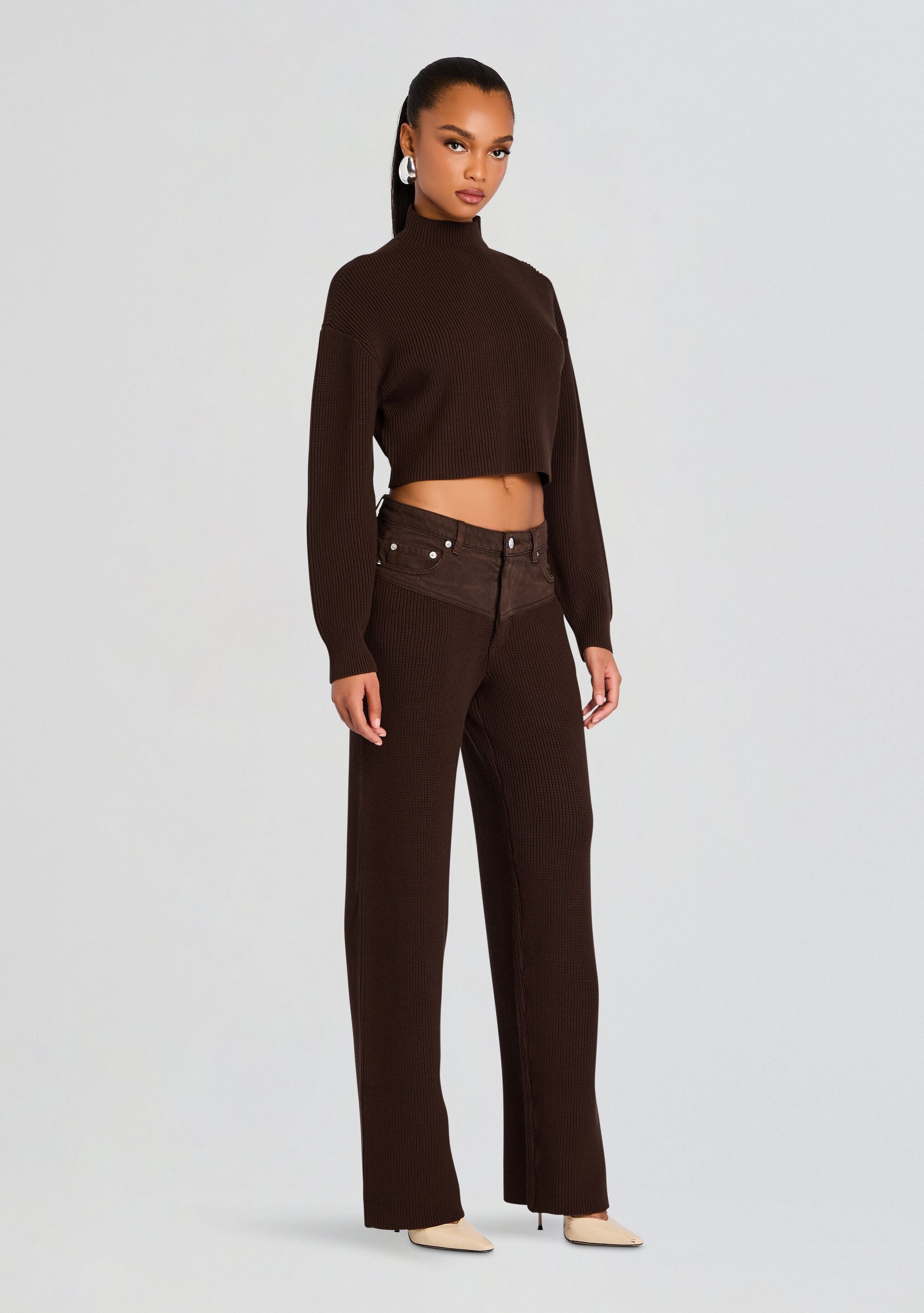 Chani Knit Denim Pant – Retrofete