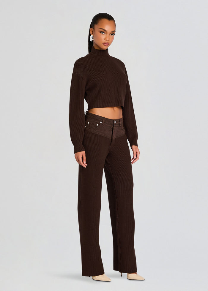 Carmen Mid Cropped Sweater media 3 of 5