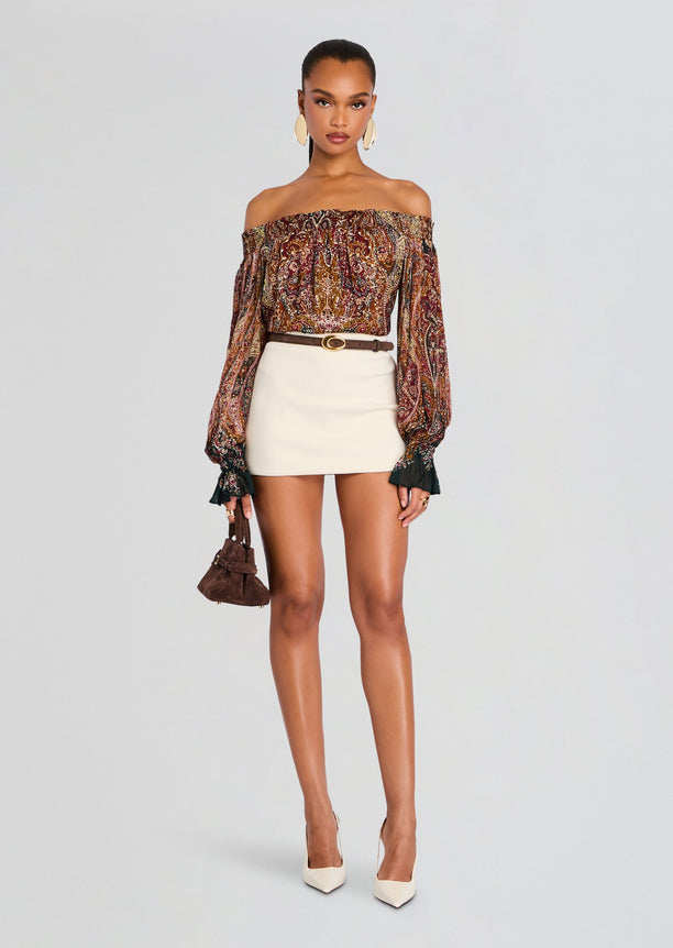 Ruza Smocked Top