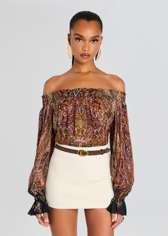 Ruza Smocked Top media 1 of 5