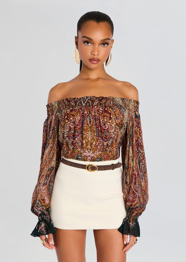 Ruza Smocked Top