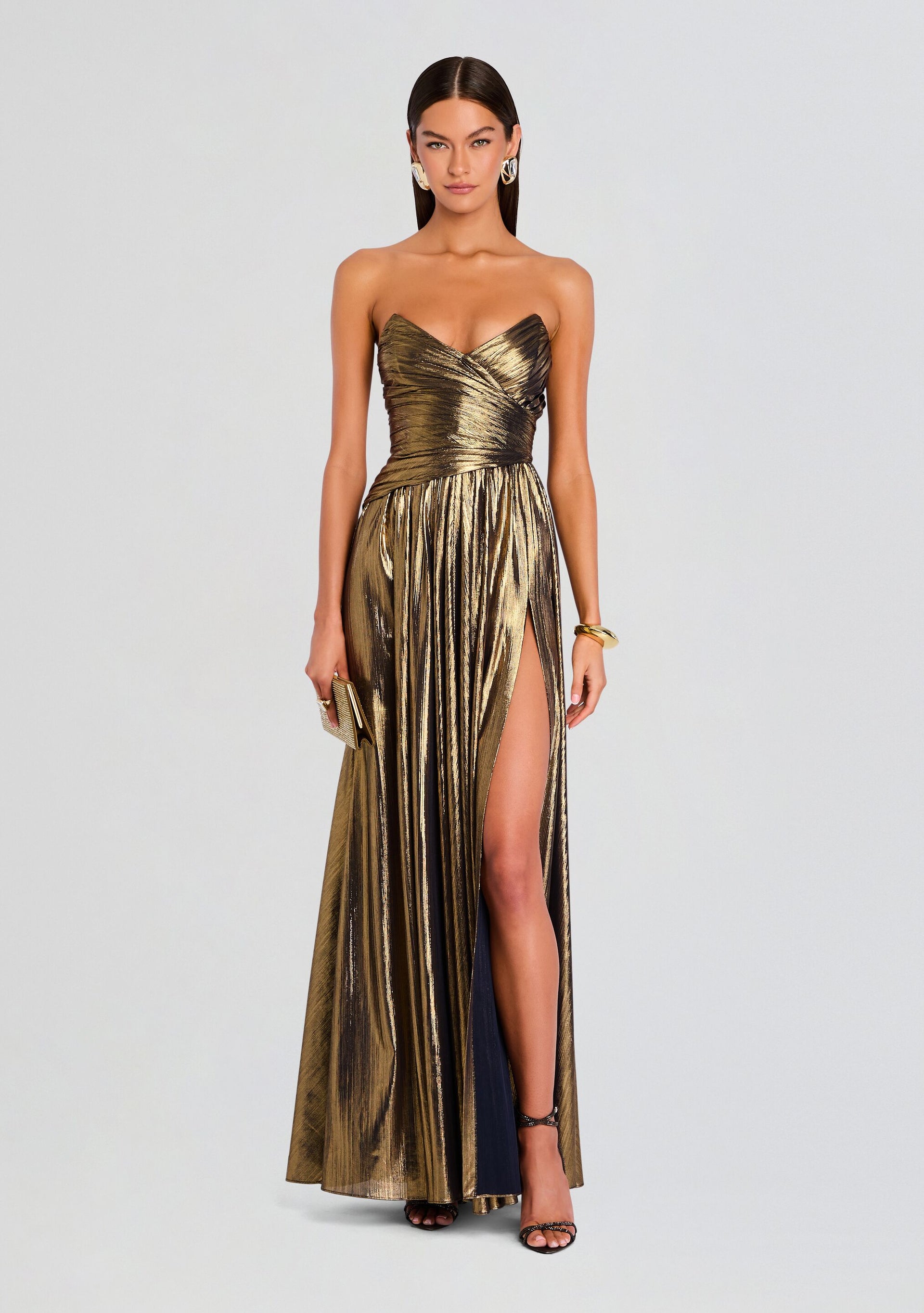 Retrofête Waldorf Gown - Antique Gold