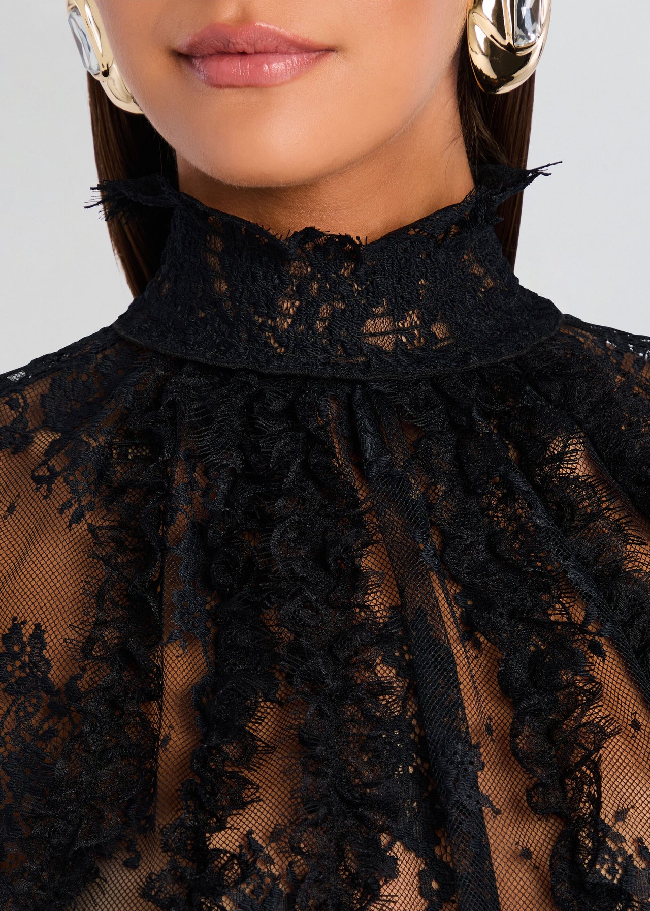 knee length dresses for ladies Ysolde Lace Dress – Retrofete