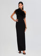 Blair Feather Gown thumbnail media 1 of 5