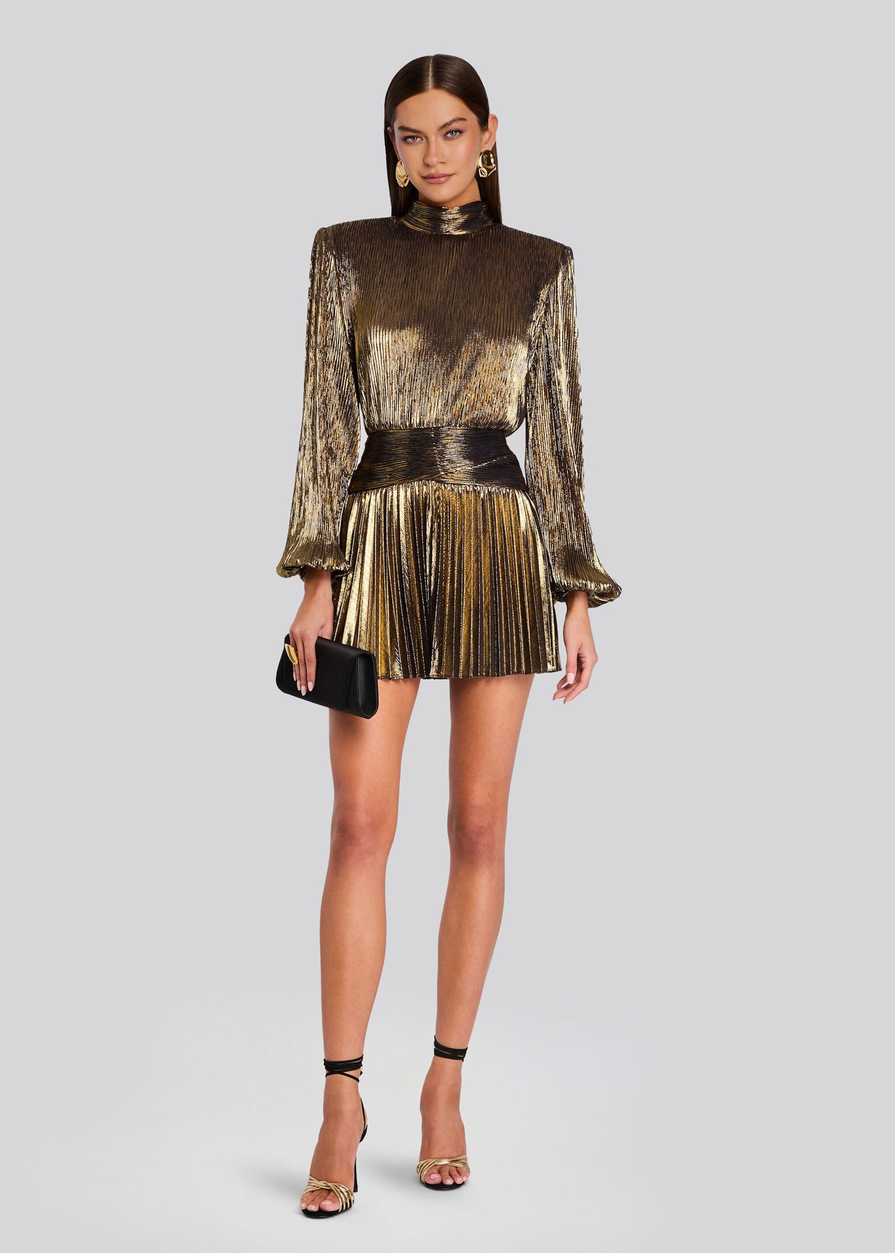 Retrofête Freja Dress | Gold | Size M