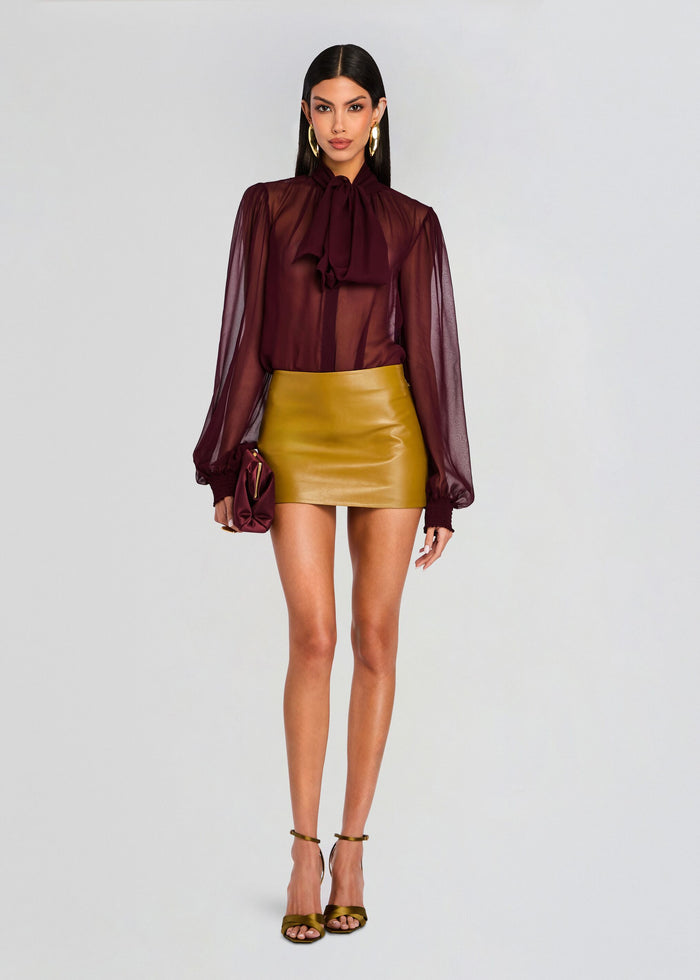 Hasli Silk Chiffon Top media 5 of 5
