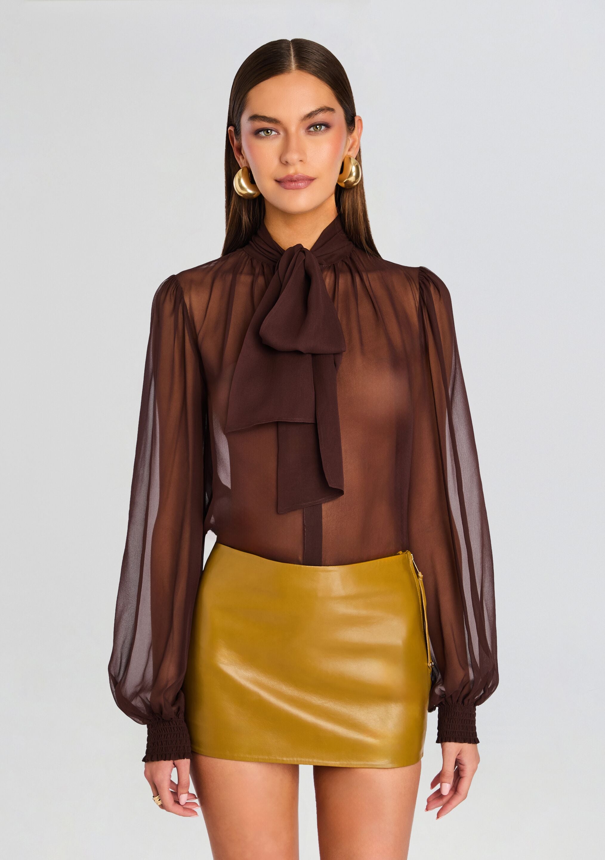 Hasli Silk Chiffon Top – Retrofete