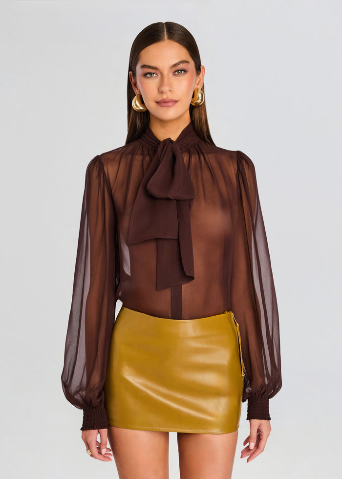 Hasli Silk Chiffon Top media 1 of 5
