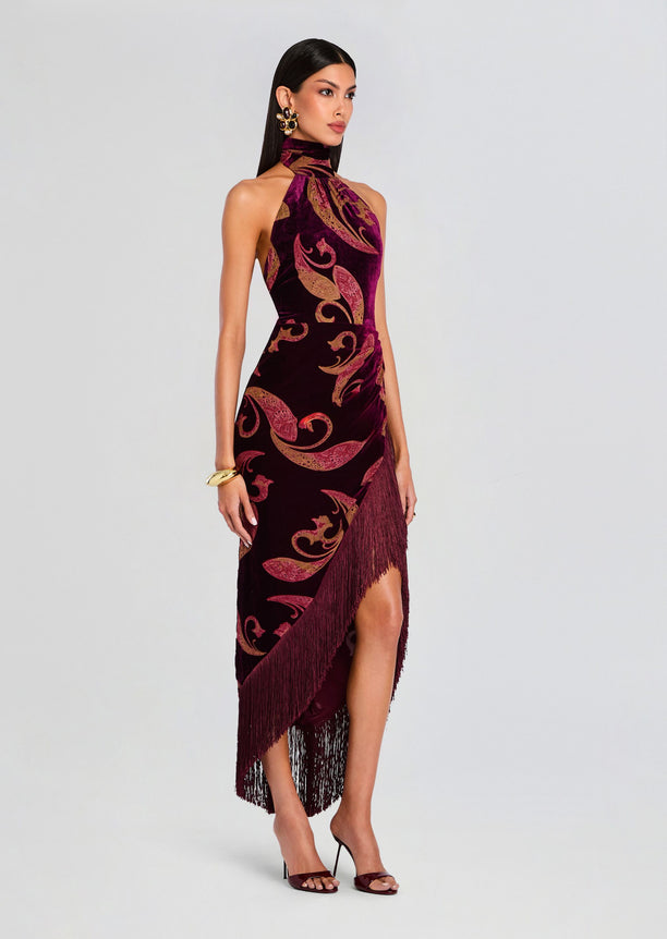 Iridessa Velvet Dress