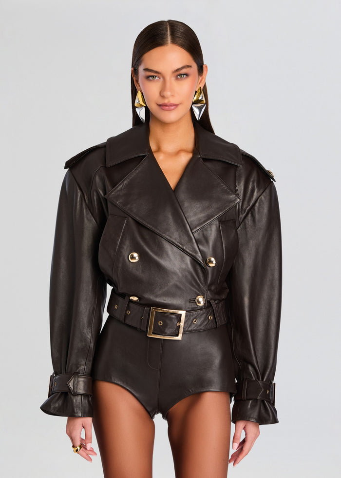 Malene Leather Jacket media 1 of 6
