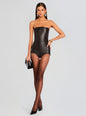 Pernille Leather Romper thumbnail media 1 of 5