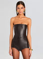 Pernille Leather Romper thumbnail media 5 of 5
