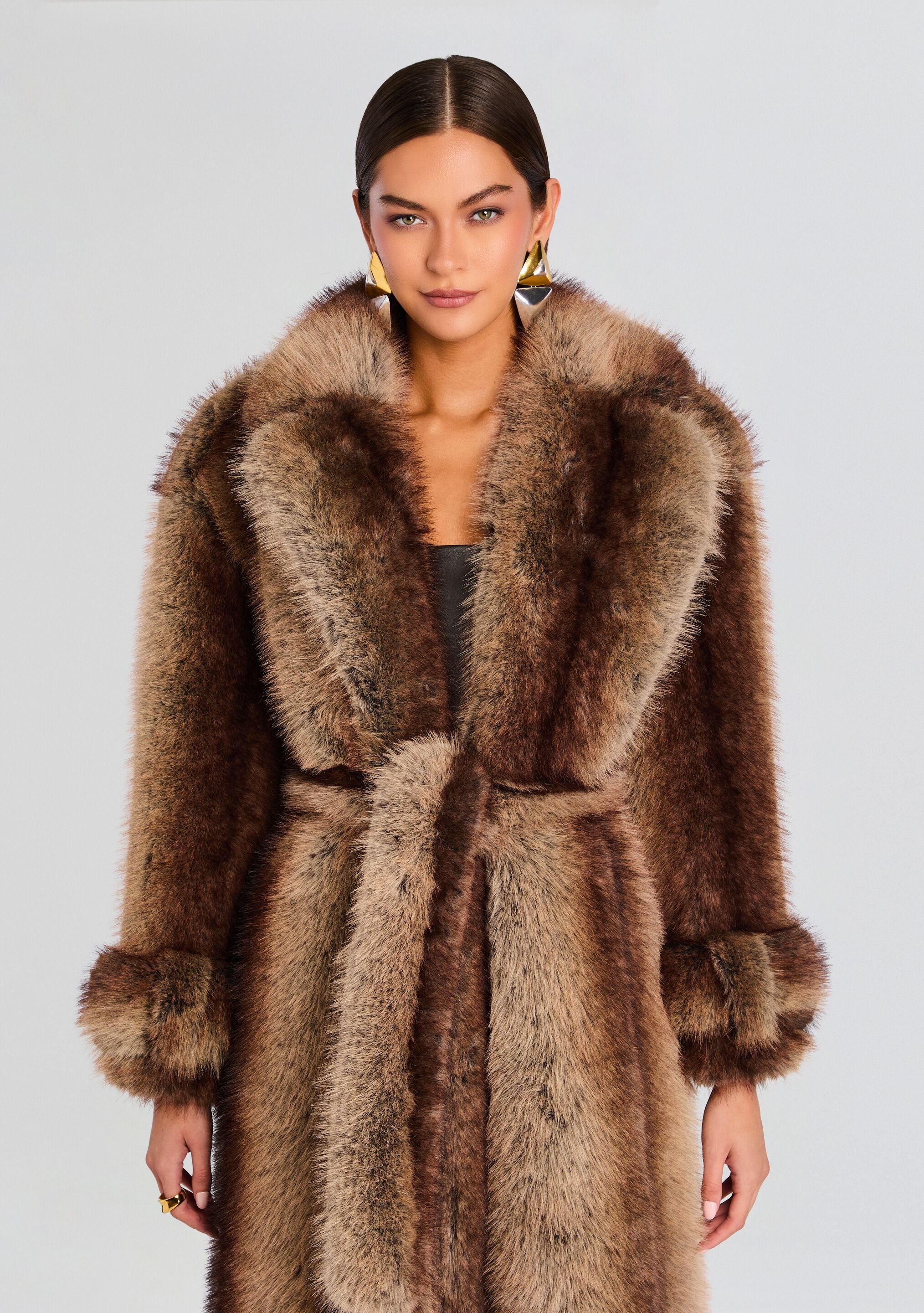 Shantel Faux Fur Coat – Retrofete
