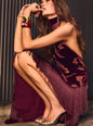 Iridessa Velvet Dress thumbnail media 2 of 6