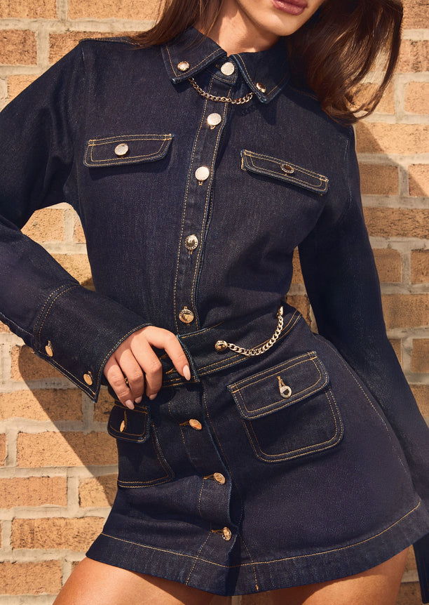 Kornelia Denim Skirt