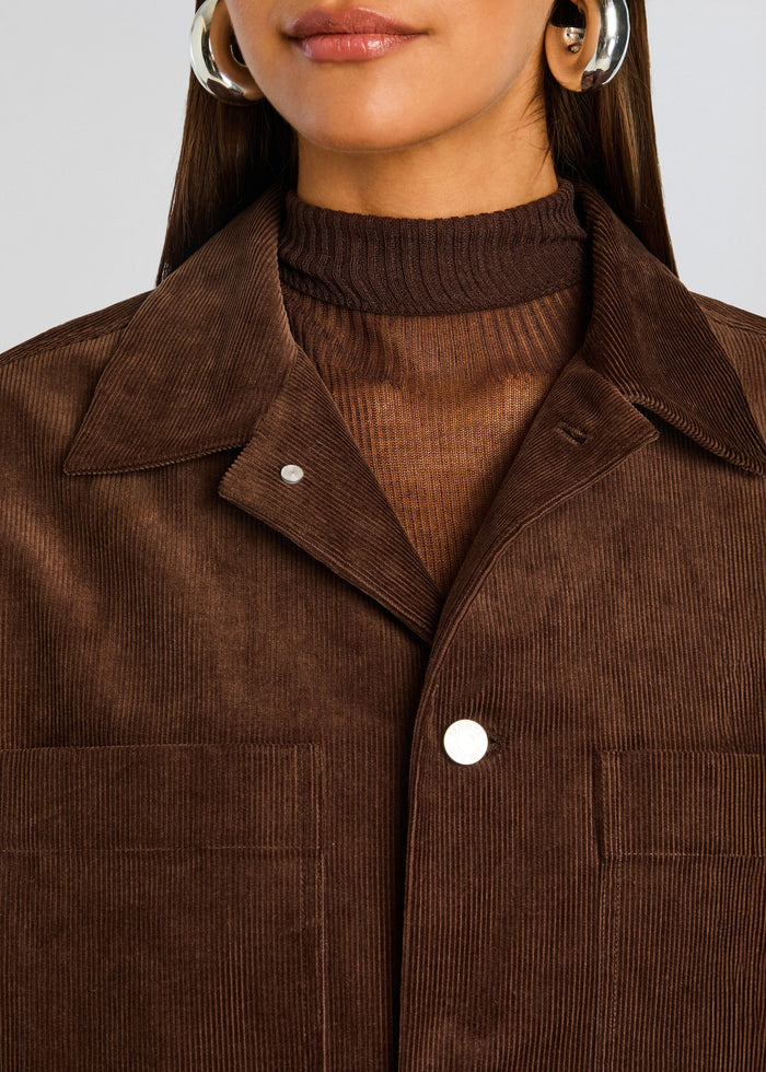 April Corduroy Shacket media 2 of 5