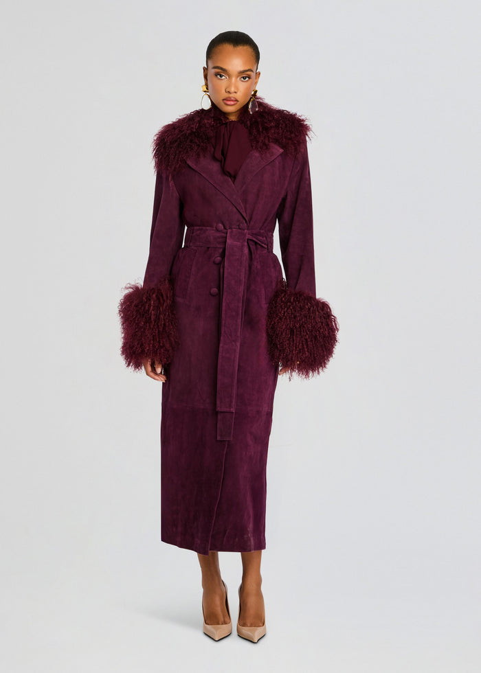 Britta Suede Coat media 3 of 6
