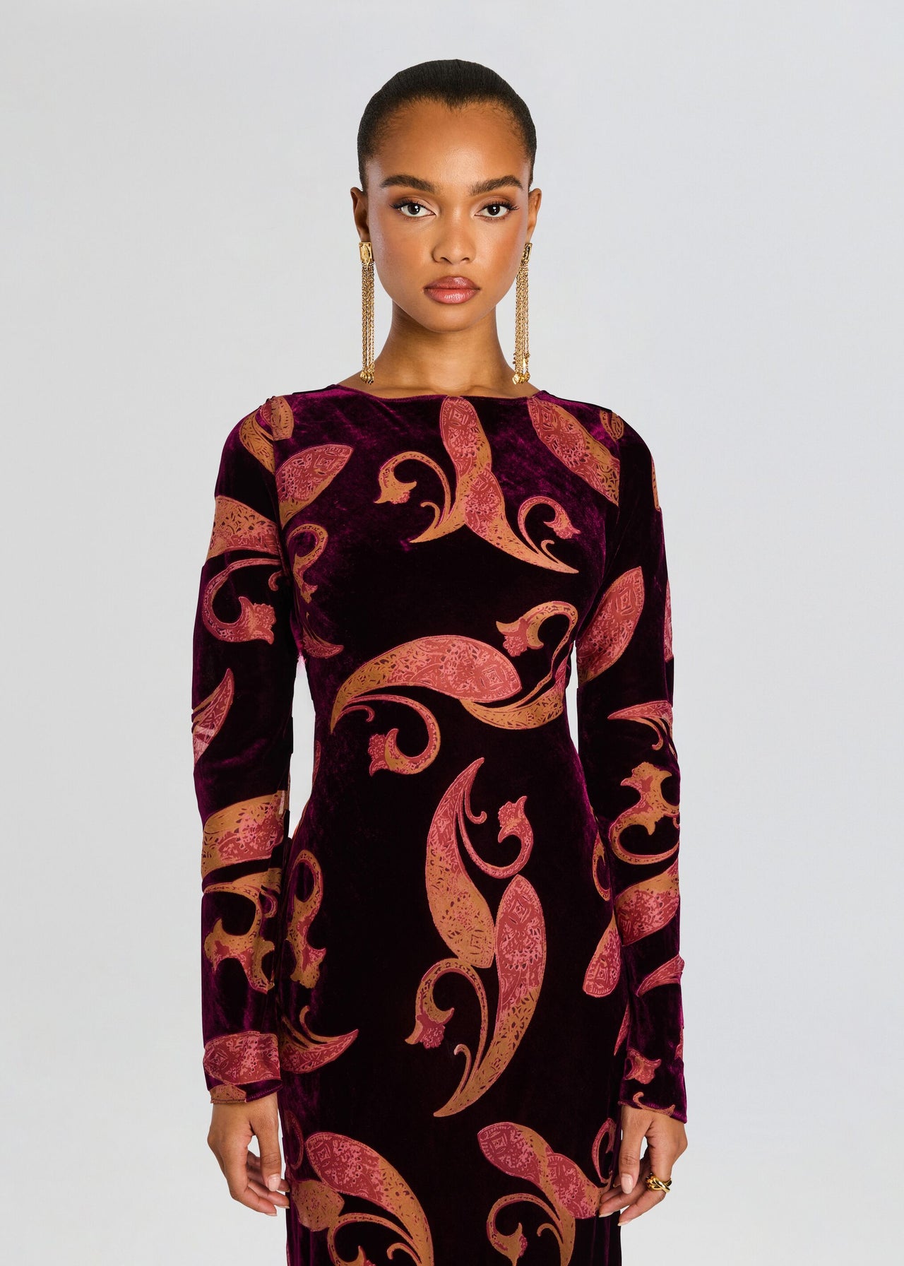 Retrofte Iona Velvet Dress | Dark Paisley | Size Xs | Shopbop Retrofte Iona Velvet Dress | Dark Paisley | Size Xs | Shopbop