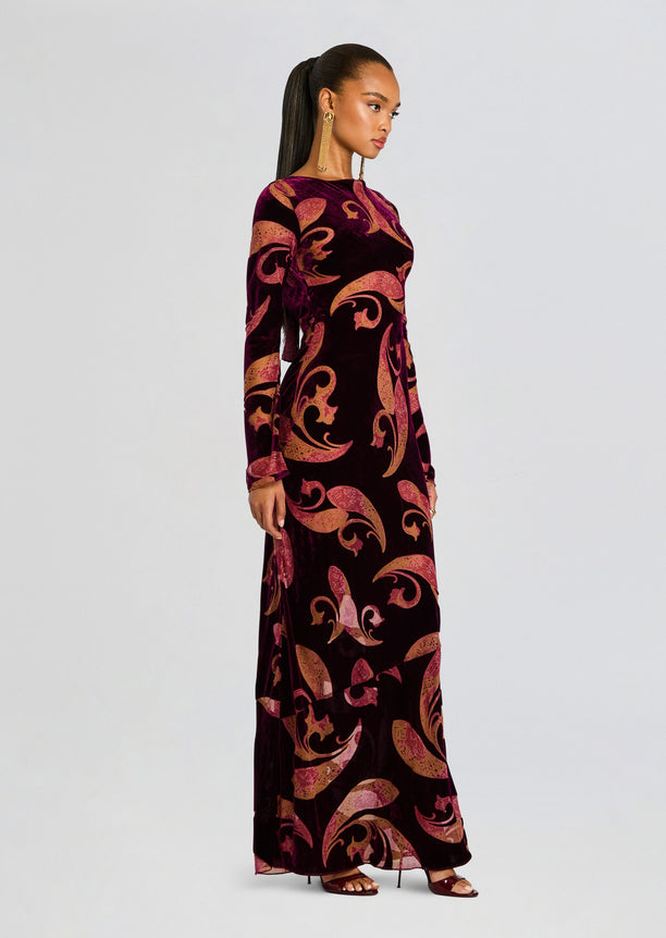 Iona Velvet Dress