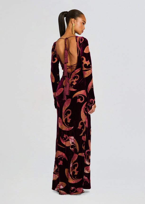 Iona Velvet Dress