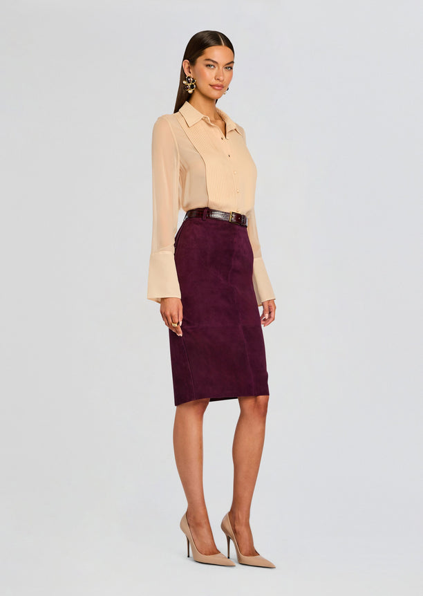 Marcella Suede Skirt