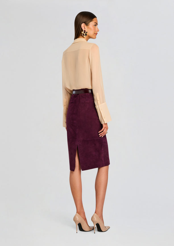 Marcella Suede Skirt