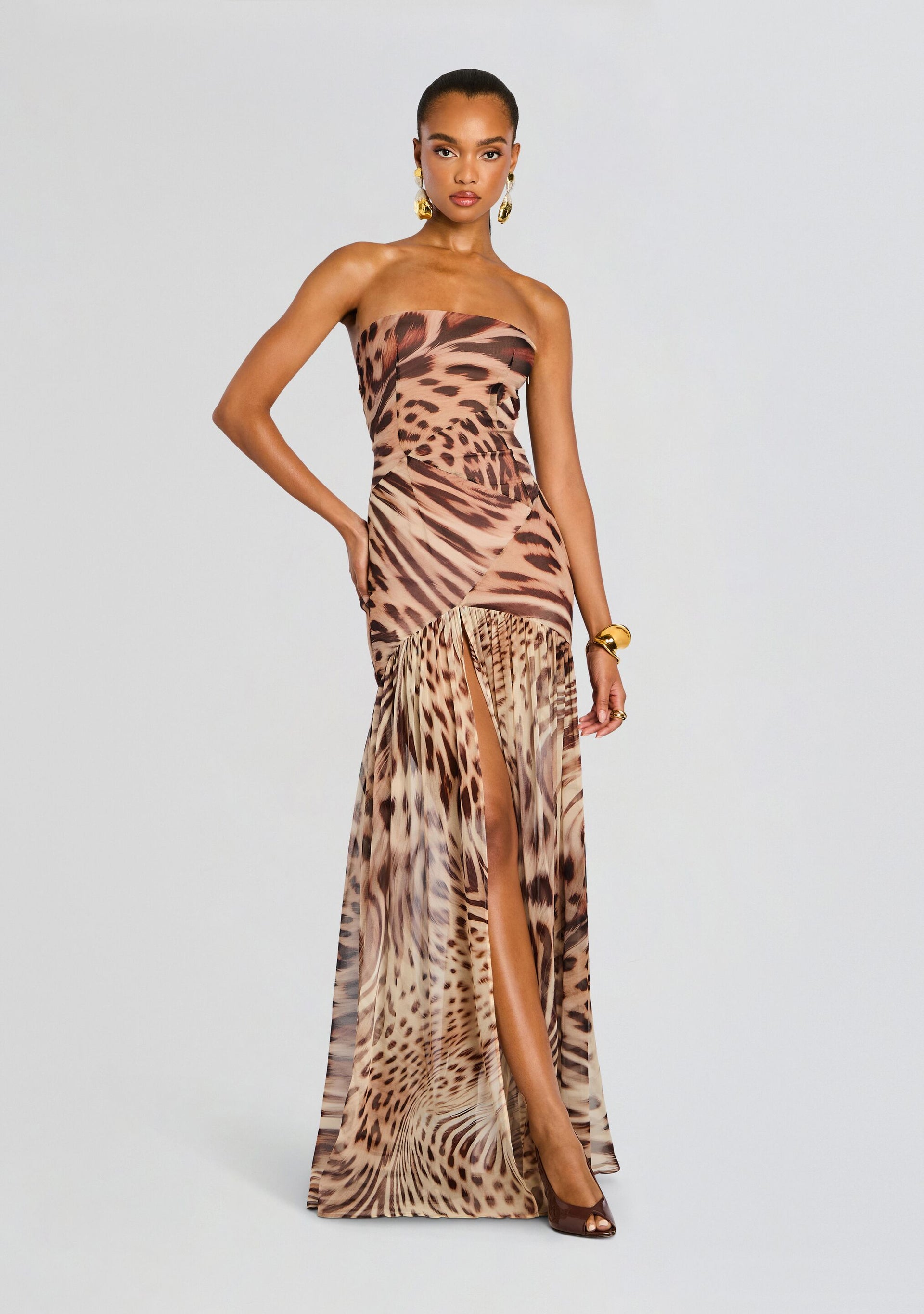 retrofete Nicole Dress in Tan