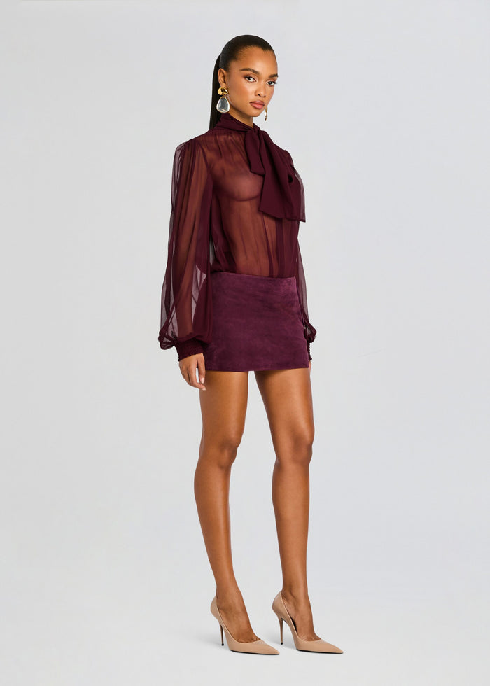 Valerie Suede Skirt media 3 of 5