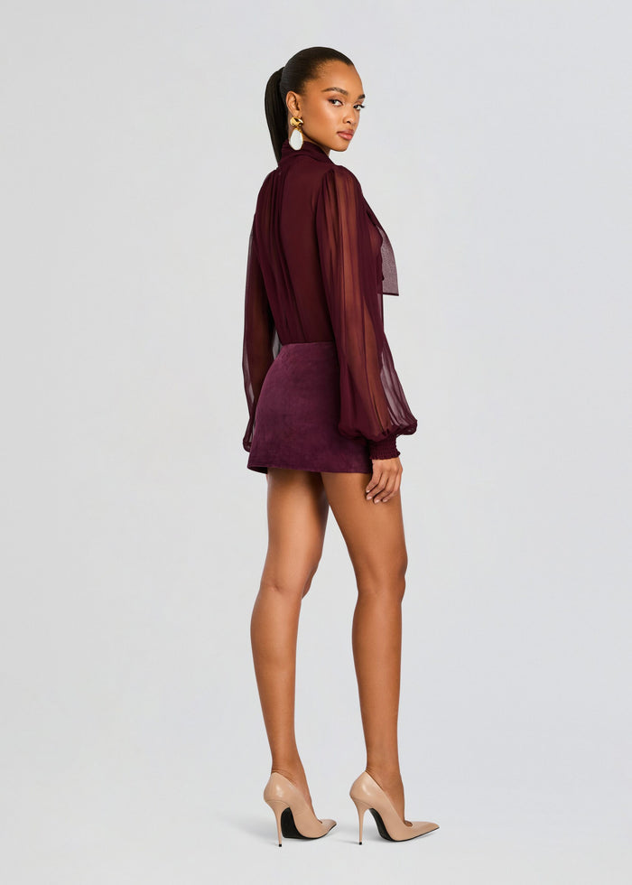Valerie Suede Skirt media 4 of 5