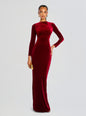 Alizee Velvet Dress thumbnail media 1 of 5