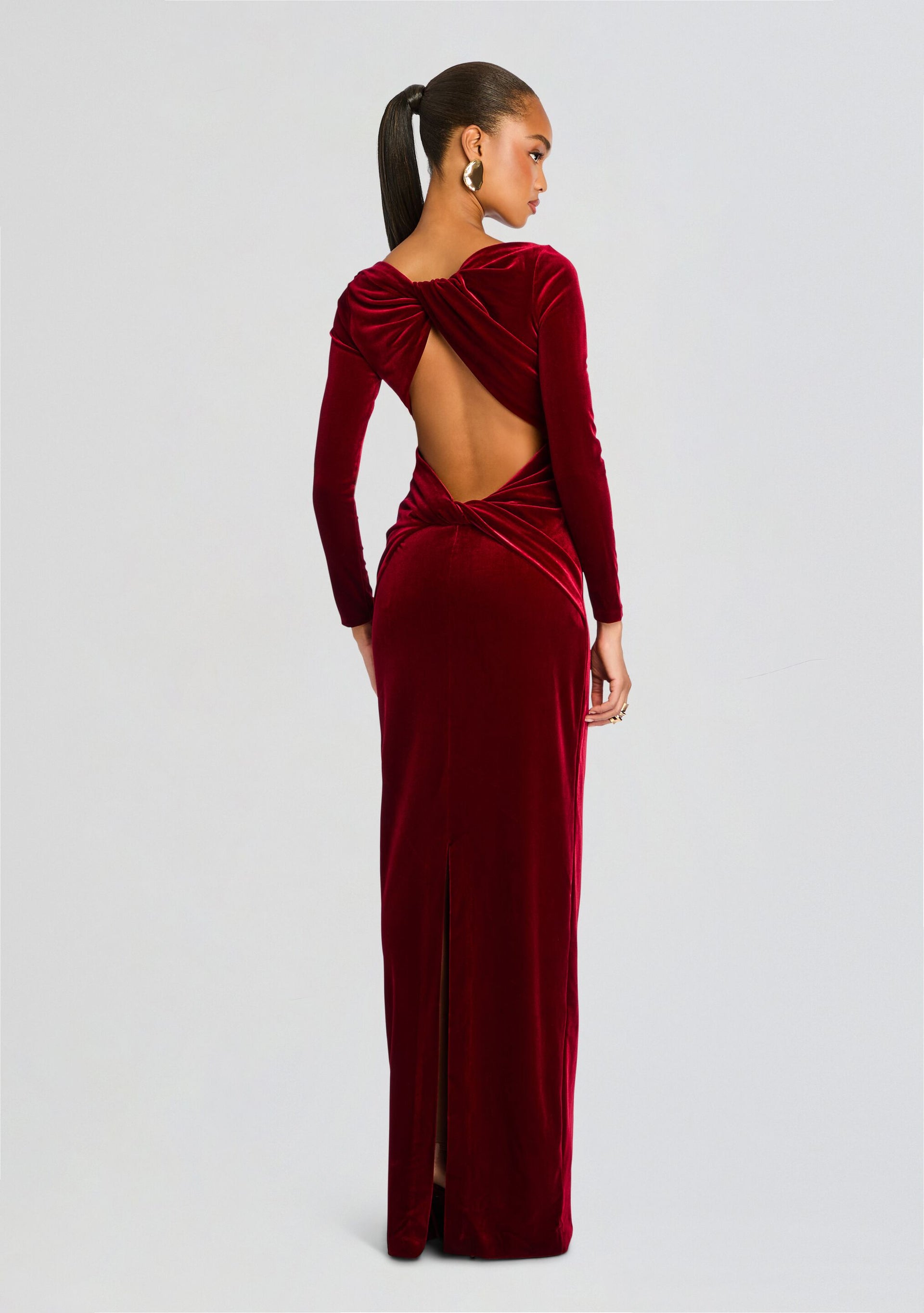 redemption velvet glitter dress retroféte Women's Alizee Velvet Dress - Red