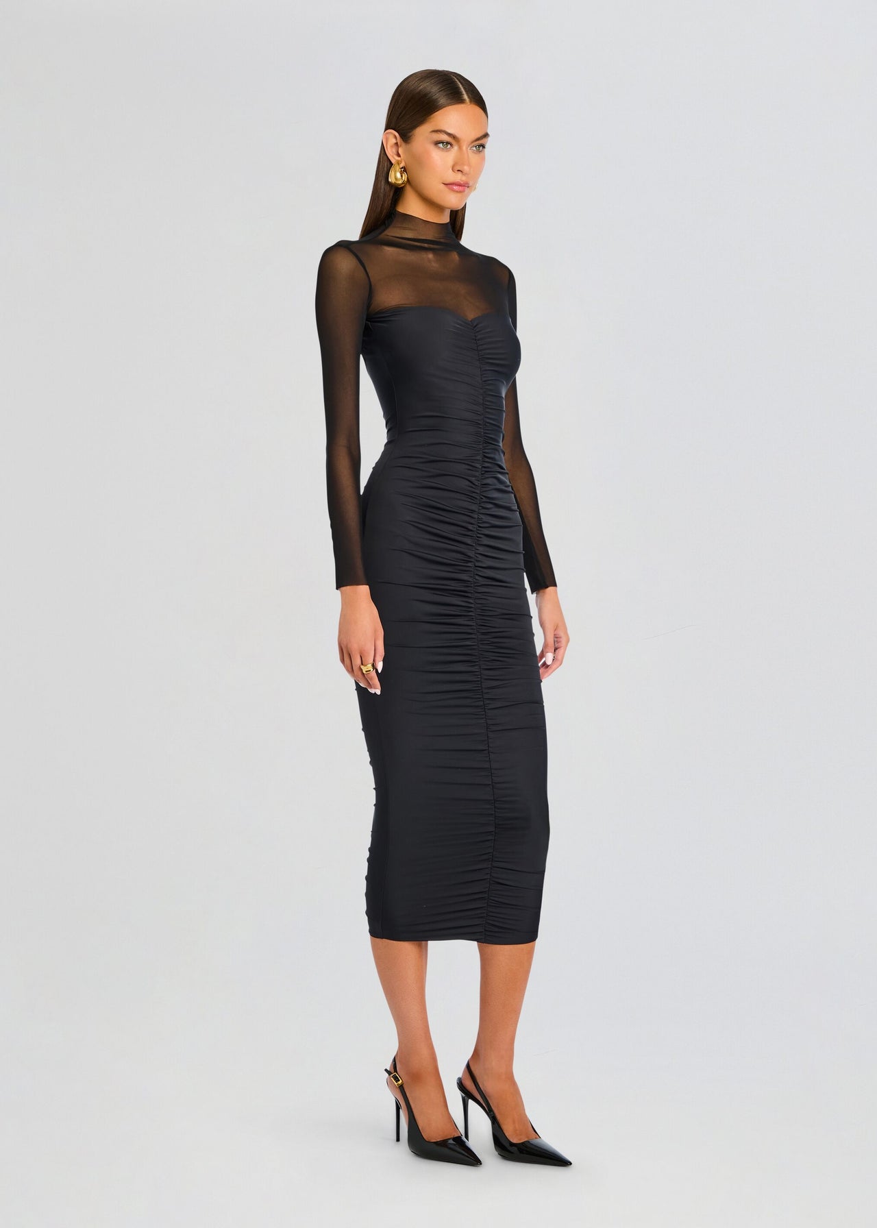 SER.O.YA Women's Emilyn Midi Dress - Black - Casual dresses SER.O.YA Women's Emilyn Midi Dress - Black - Casual dresses
