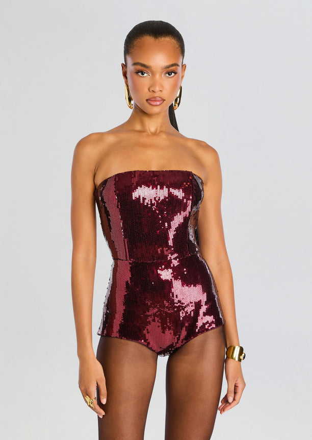Estella Sequin Romper