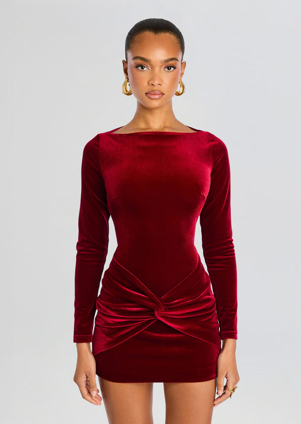 Kadala Velvet Dress