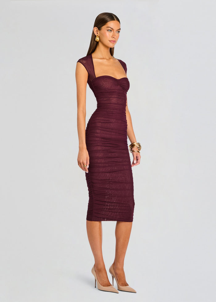 Kylie Mesh Midi Dress media 3 of 5