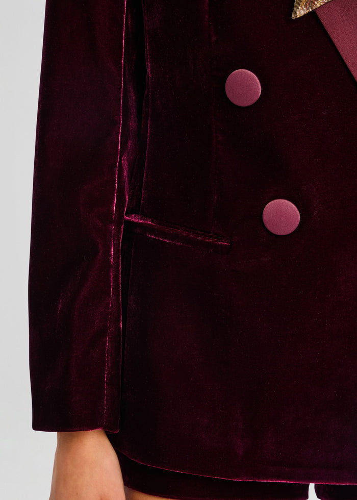 Reffie Velvet Blazer media 2 of 5
