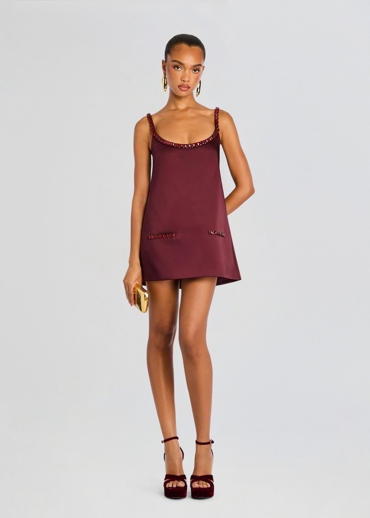 sachin and babi light blue dress Crystal-Embellished Cocktail Dress
