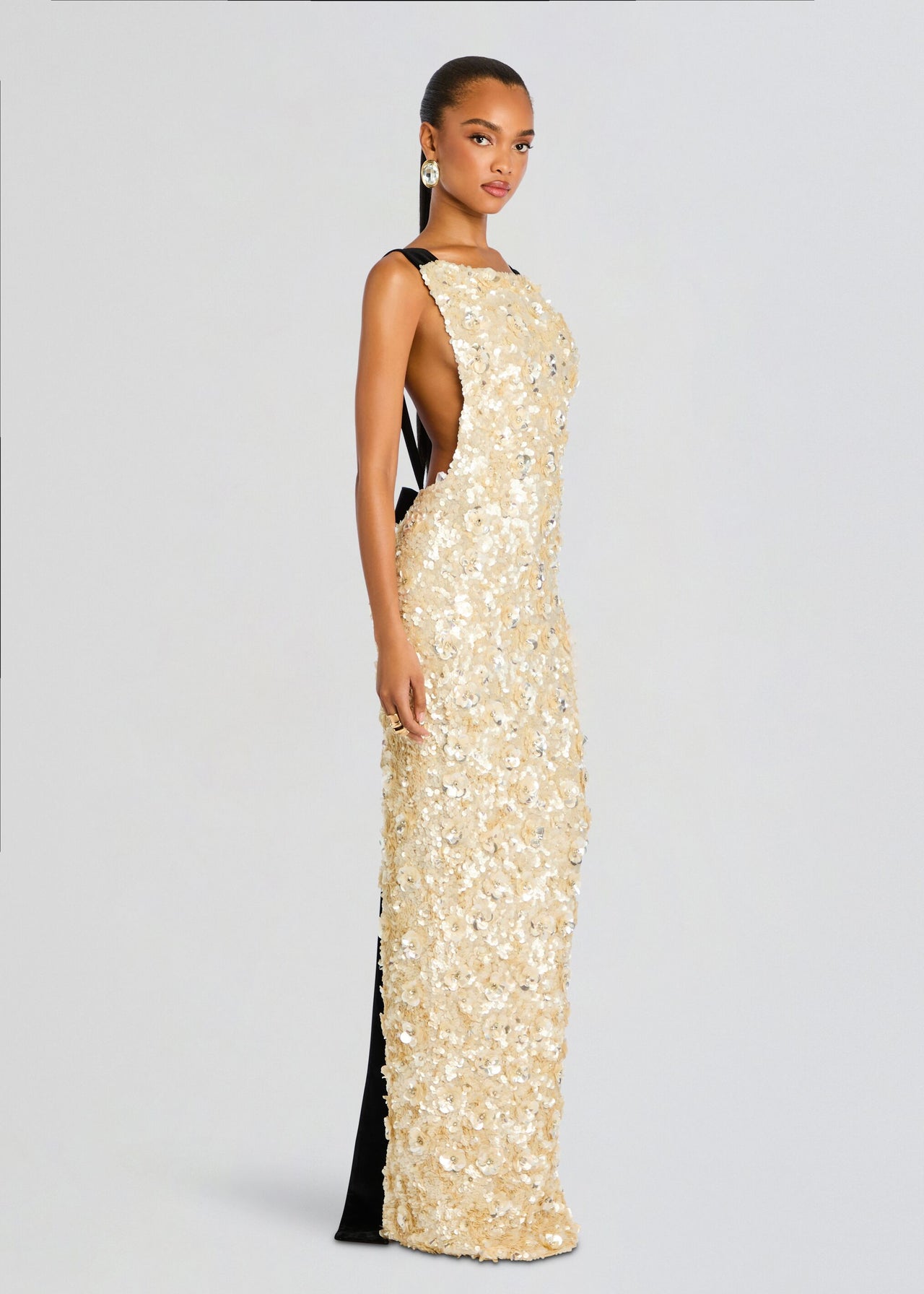 retrofete shayna silk dress Retrofte Women's Marzanna Silk Dress - Shell Foulard