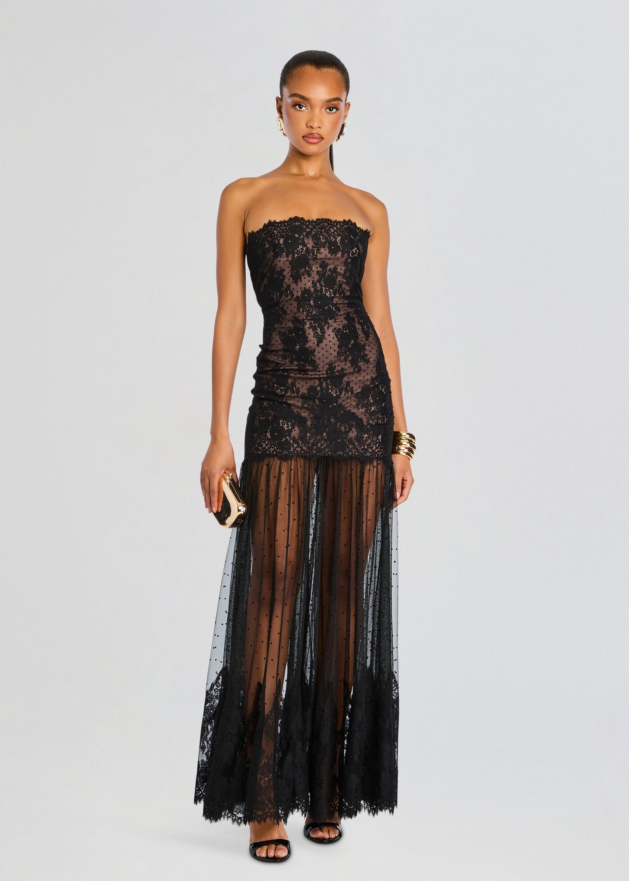 Vespera long Lace Dress - Retrofete, S Vespera long Lace Dress - Retrofete, S