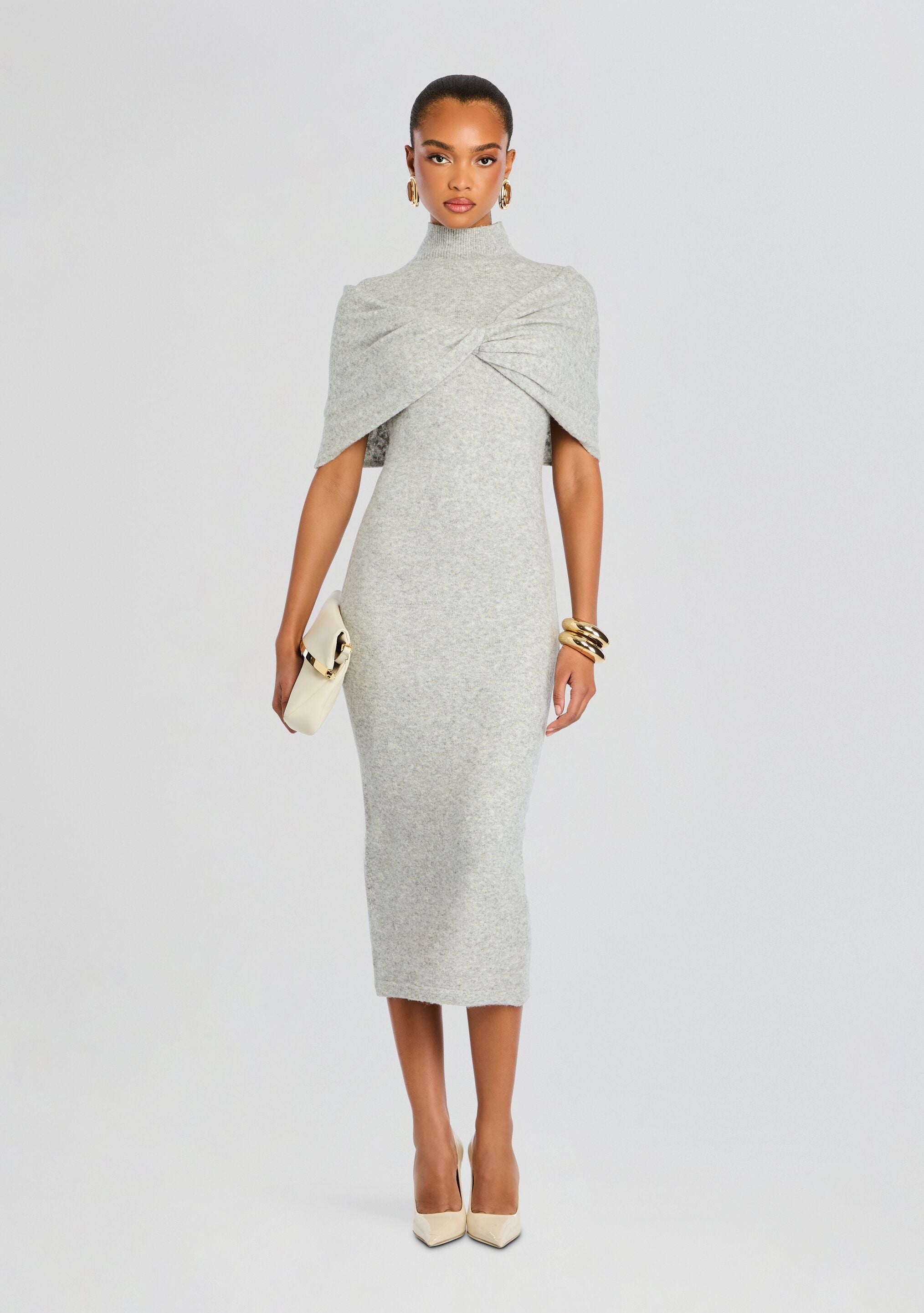 Wisteria Knit Midi Dress – Retrofete
