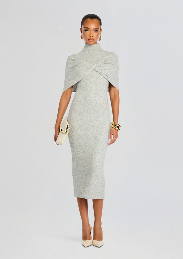 Wisteria Knit Midi Dress