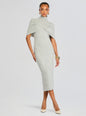 Wisteria Knit Midi Dress thumbnail media 1 of 5