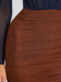 Thessa Ruched Skirt thumbnail media 2 of 5