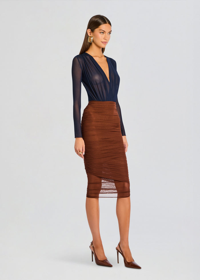 Thessa Ruched Skirt media 3 of 5