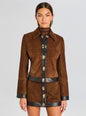 Nanna Suede Leather Jacket thumbnail media 1 of 5