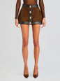 Lisbeth Suede Leather Skirt thumbnail media 1 of 5