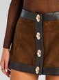 Lisbeth Suede Leather Skirt thumbnail media 2 of 5
