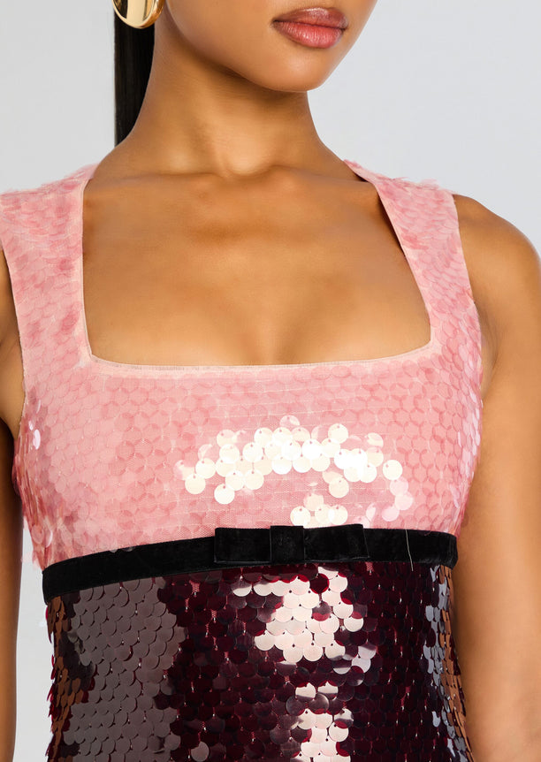 Amethyst Sequin Dress